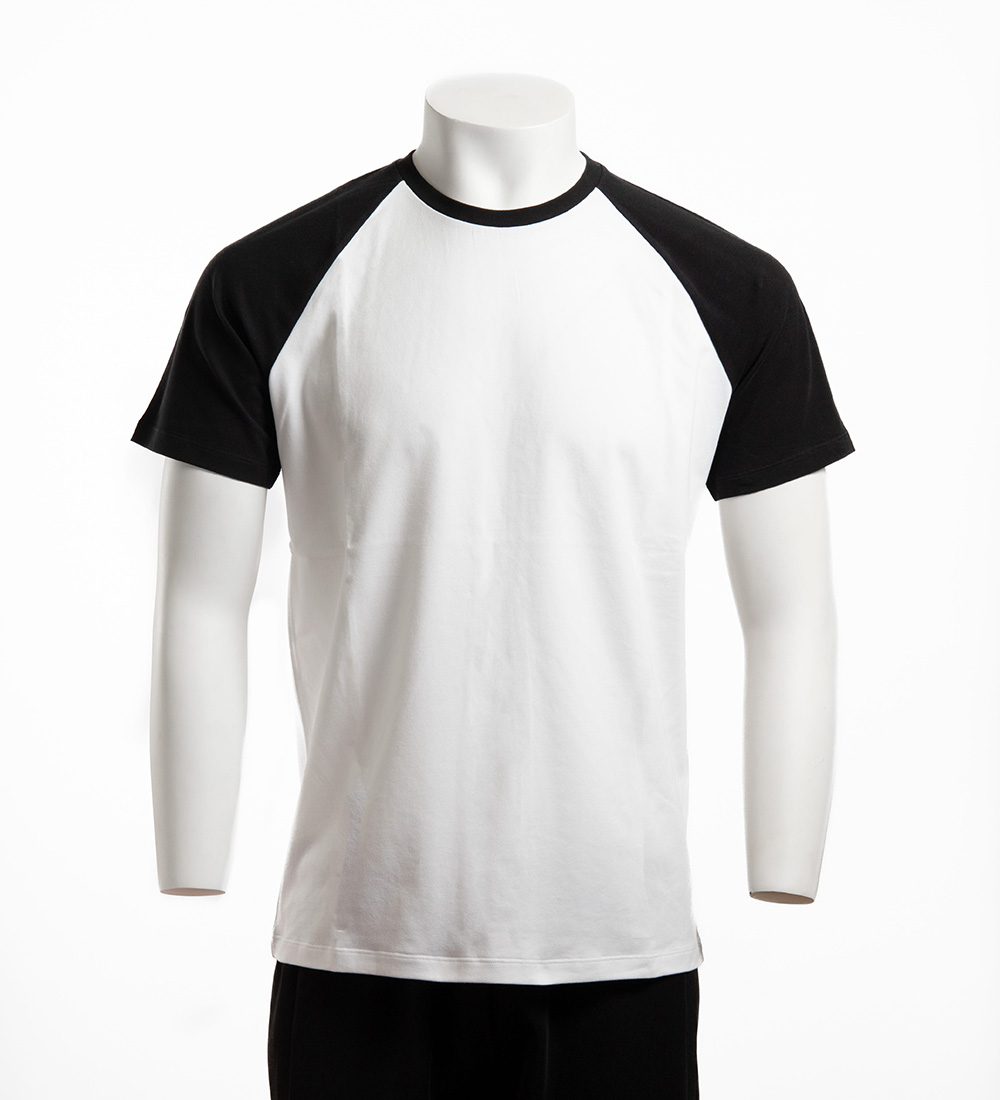White and black t-shirt
